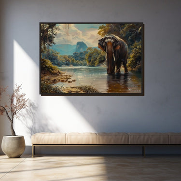 Thai Elephant Painting